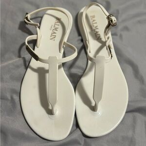 Balmain White Women's Sandals